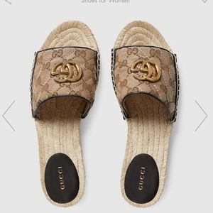 Authentic Gucci Espadrille Sandal. Like New!